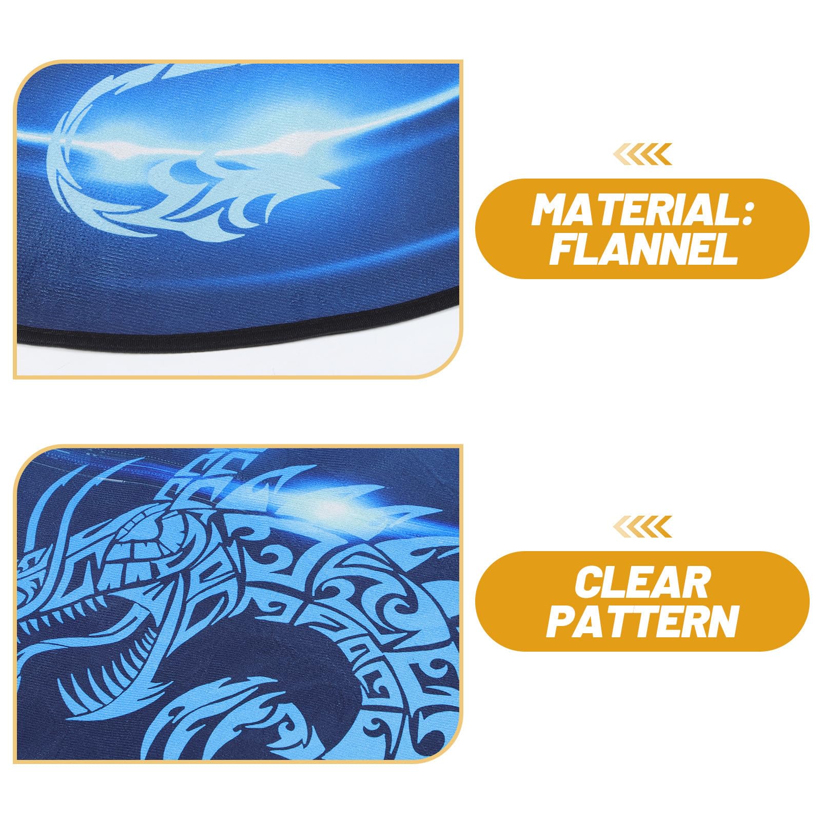 Alfombra de Batería Electrónica Antideslizante Base de Partículas para Estudio, Franela Azul y Reducción de Vibraciones para Tambores y Batería