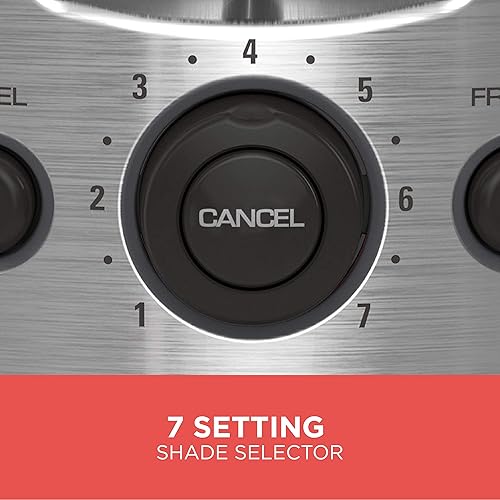 Miniatura 6 de BLACK+DECKER Tostadora de 2 rebanadas, TR1278BD, ranuras extra anchas, 7 ajustes de sombra, 850 vatios, botones congelados y bagel