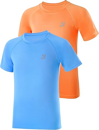 40% off: Roadbox Boys Rash Guard Swim Shirt, UPF 50+ Sun Protection Short Sleeve, Quick Dry Rashguard …