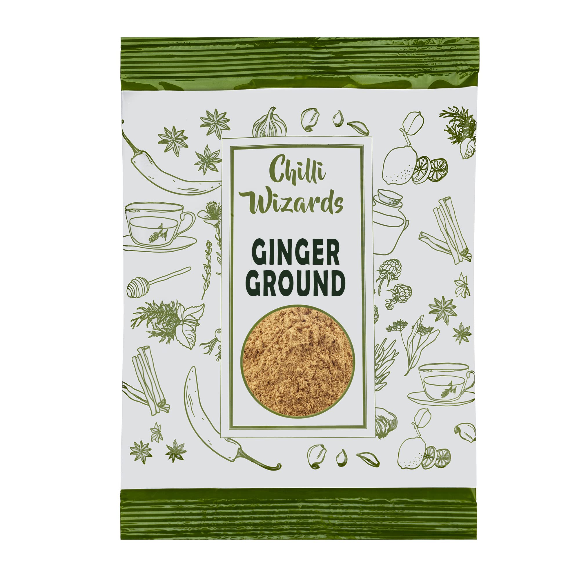 Ground Ginger 100g - Chilli Wizards