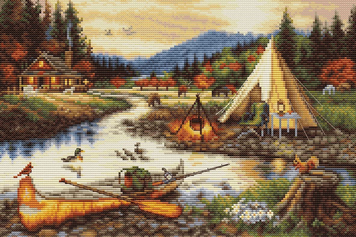 スカート Luca stitch tops cross-stitch-kit-luca-s-little