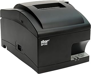 Star Micronics SP742MD Serial Impact Receipt Printer with Auto-Cutter and Internal Power Supply - Gray