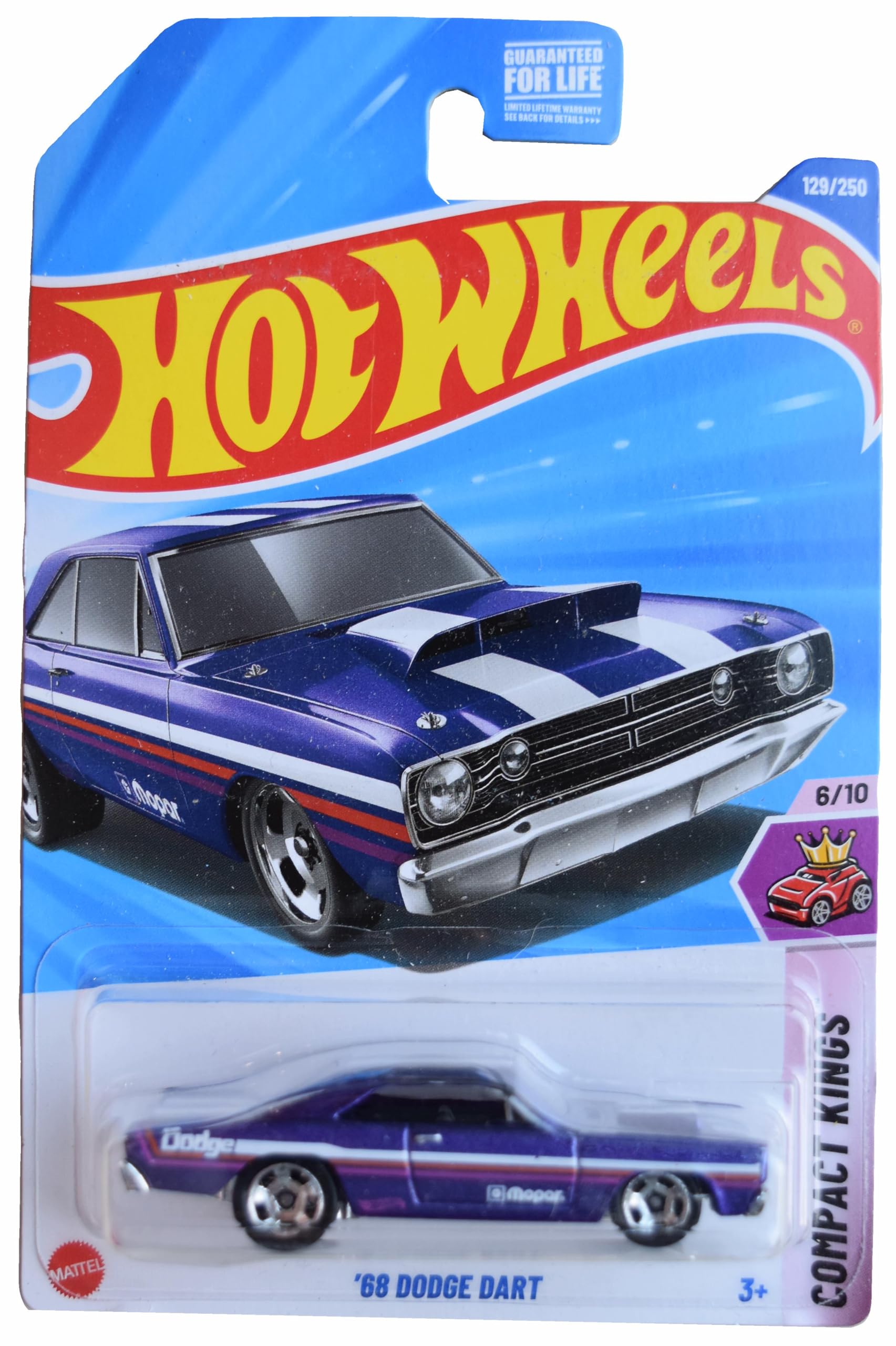 Amazon.com: Hot Wheels '68 Dodge Dart, Compact Kings 6/10 [Purple