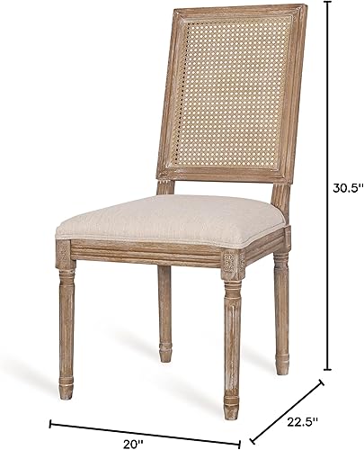 Miniatura 13 de Christopher Knight Home Regina Dining Chair, Wood, Beige + Natural