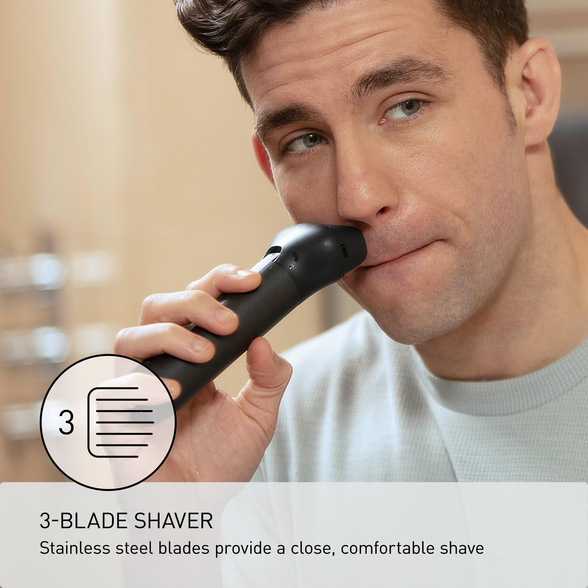Panasonic MultiShape Defined Trim and Shave Kit, with Beard, Hair