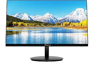 24 Inch Frameless Computer Monitor with 75Hz IPS LED Display