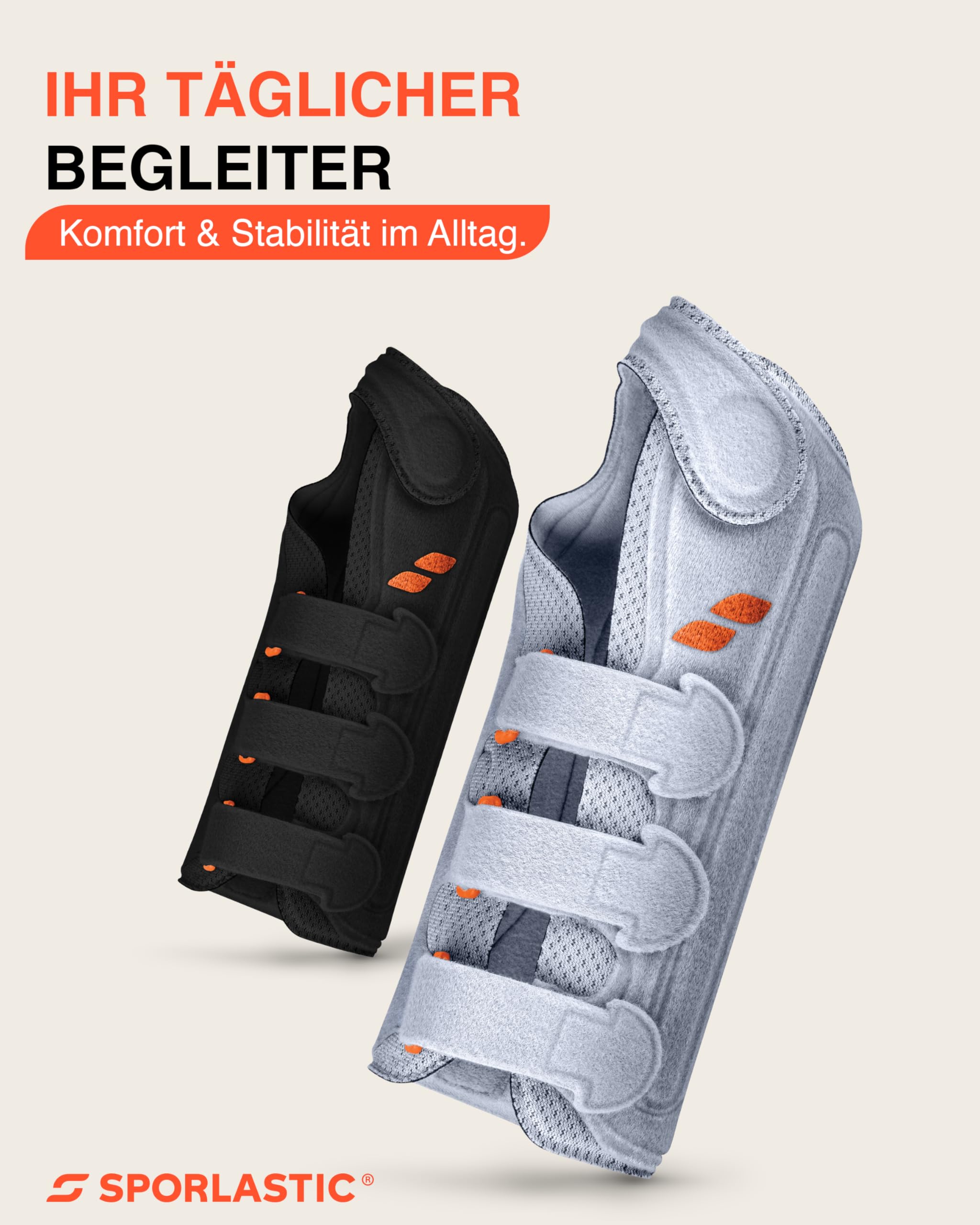 SPORLASTIC – Handgelenkstütze MANU-HiT Carpal Handgelenkbandage links – Orthopädische Karpaltunnel Schiene mit CTS-RELIEF-PAD – Ideal bei Karpaltunnelsyndrom & Sehnenscheidenentzündung - Platinum S