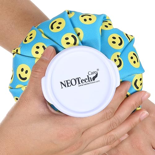 Neotech Care - Bolsa de hielo para lesiones, hinchazón, dolor de cabeza, alivio del dolor, primeros auxilios, tapa de rosca en frío, reutilizable,
