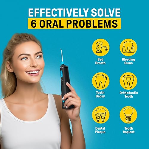 Miniatura 2 de Remi El mejor irrigador dental para un cuidado dental avanzado, salud superior de las encías y portabilidad sobre la marcha, perfecto para aparatos