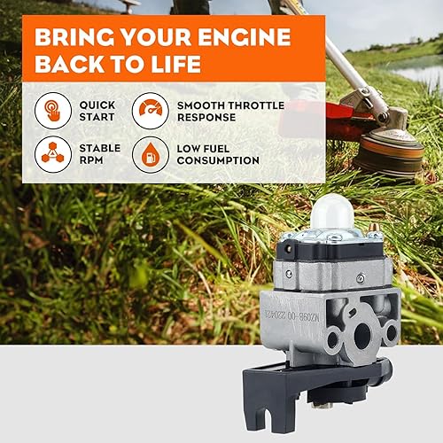 Miniatura 4 de Hipa Carburador GX35 para Honda GX 35 GX35NT 4 tiempos motor HHT35S Trimmer reemplazar 16100-Z0Z-815 16100-Z0Z-034 con filtro de aire 17211-Z0Z-000