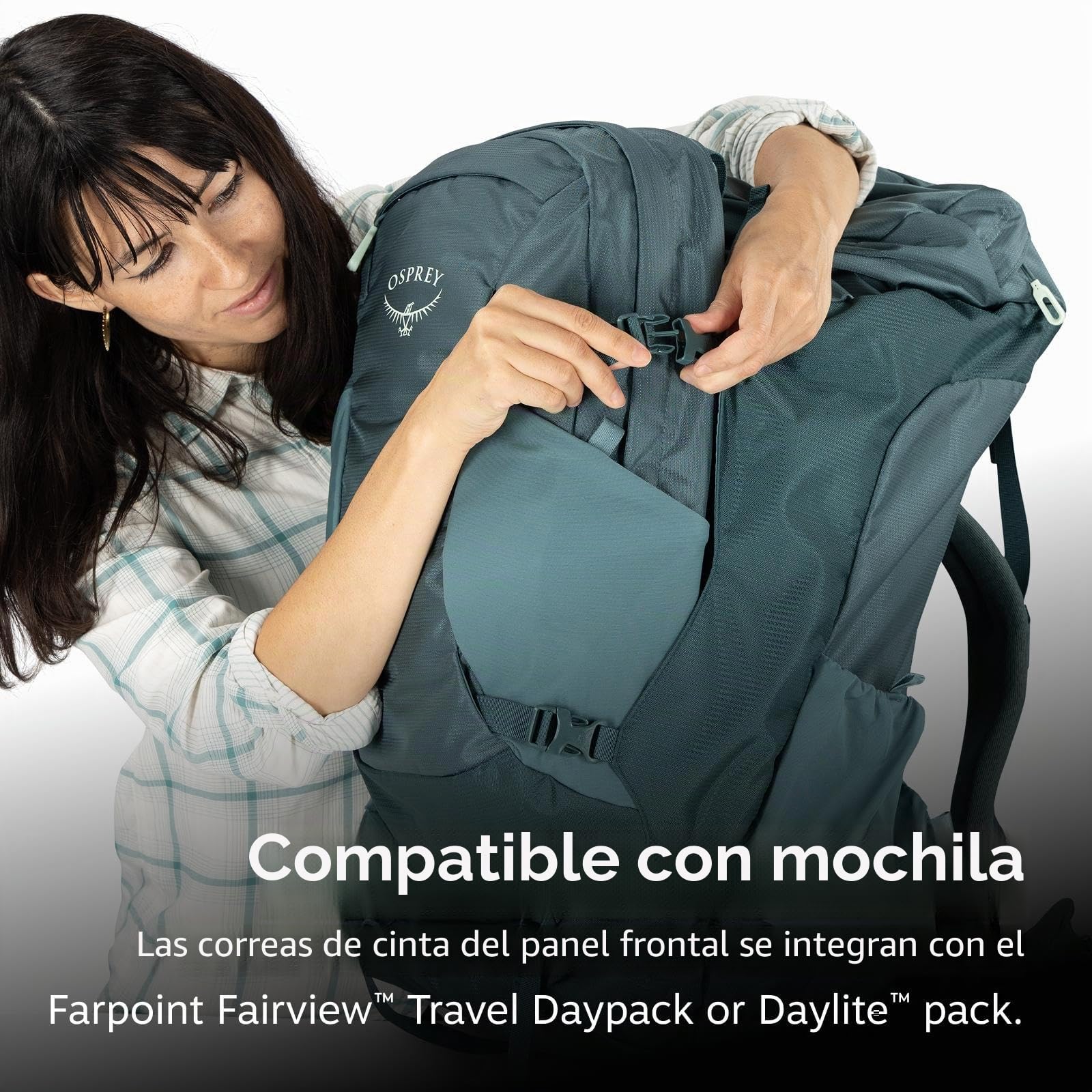 Osprey Fairview Mochila de trekking para mujer, 55L, Black