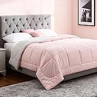 Vista 27 de Bedsure Edredones de edredón tamaño matrimonial, edredón acolchado alternativo, ultra suave y ligero, con 8 pestañas, lavable a máquina, 82 x 86