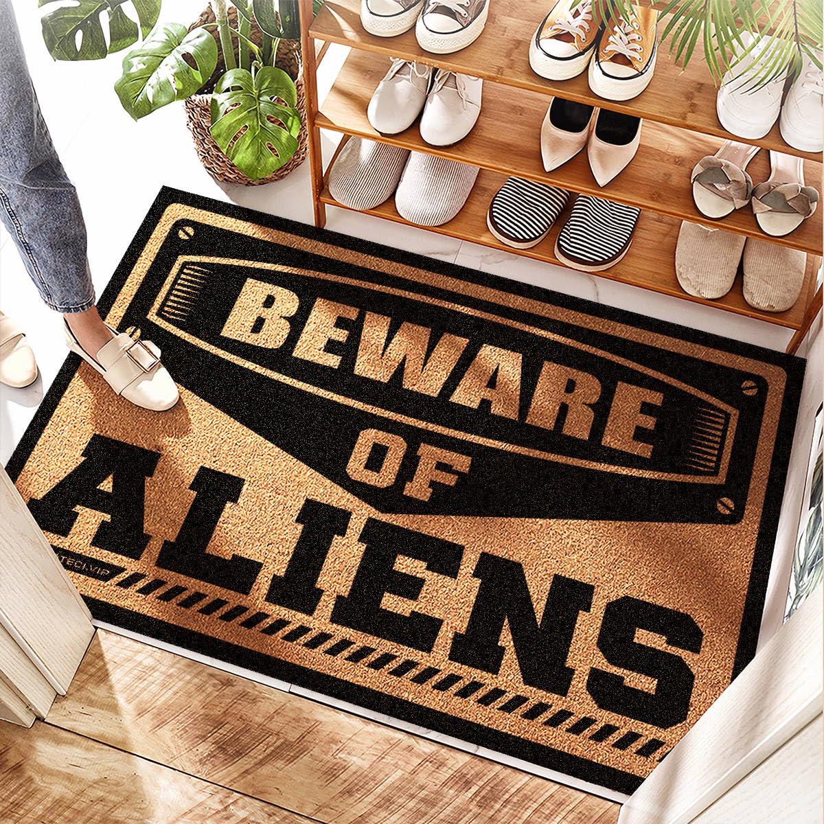 Paillasson d'été de ferme Aliens pour embellir votre entrée extérieure