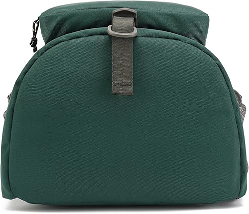 Miniatura 9 de Kalesi Bolsa de lona para gimnasio, 4 vías, impermeable, con compartimento para zapatos, para viajes, deporte, senderismo, laptop, Verde, X-Grande,