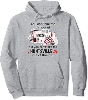 Flight Ticket Huntsville -Girl from Huntsville Boarding Pass Pullover Hoodie