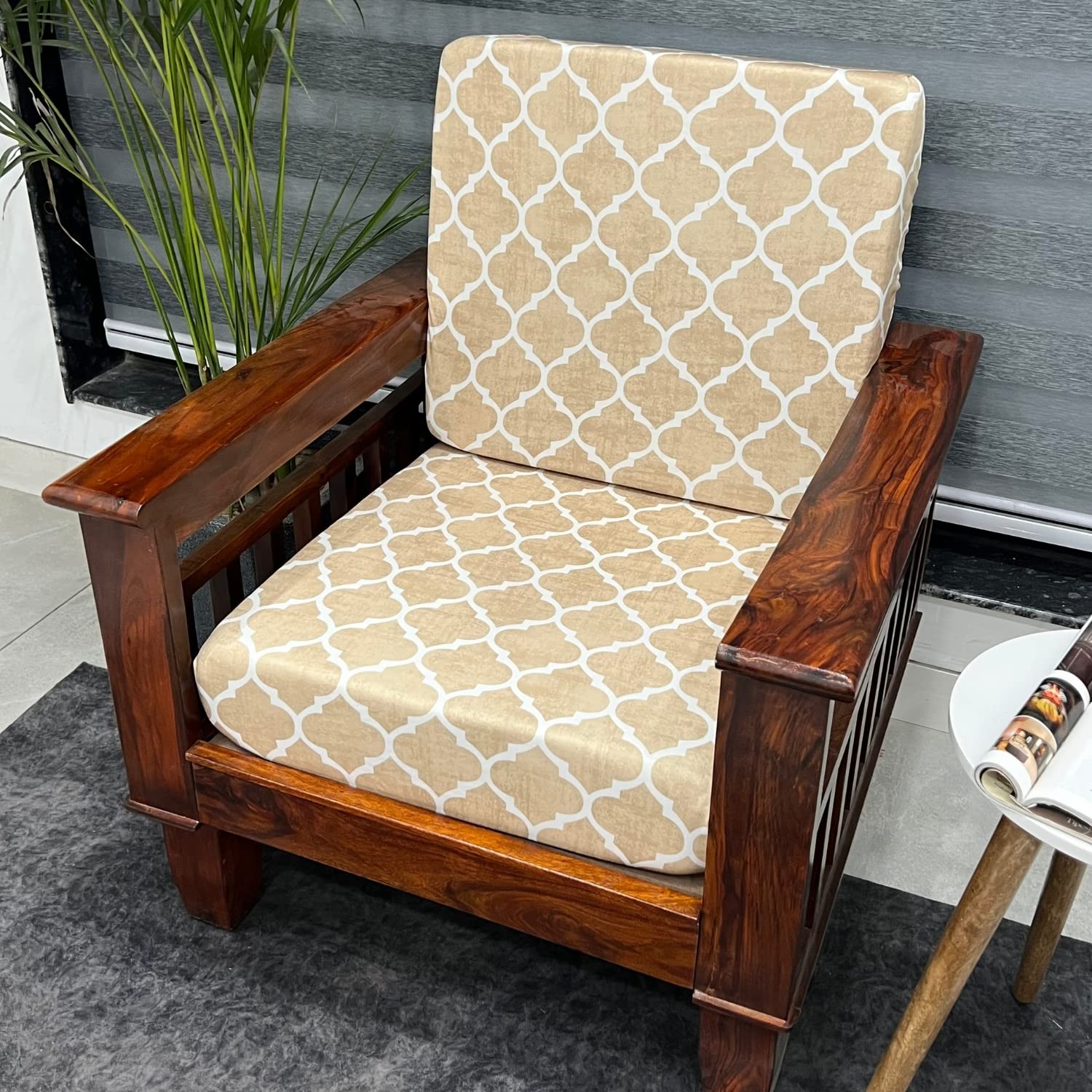 ohello® Stretchable/Spandex Printed Sofa Slip Cover, Pack of… ohello® Stretchable/Spandex Printed Sofa Slip Cover, Pack of…