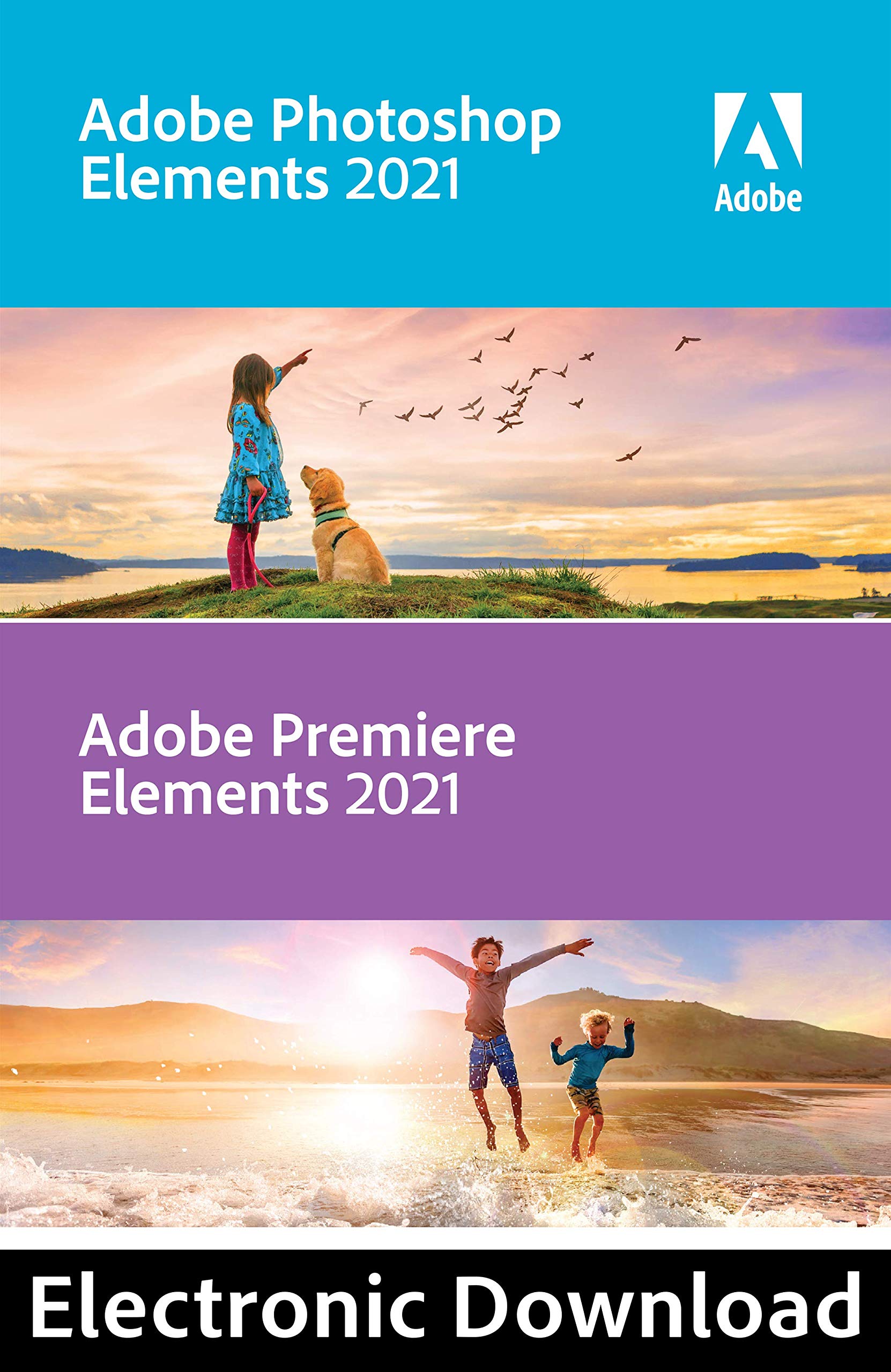 Adobe Photoshop & Premiere Elements 2021 | 1 User | Mac | Mac Activation Code by email