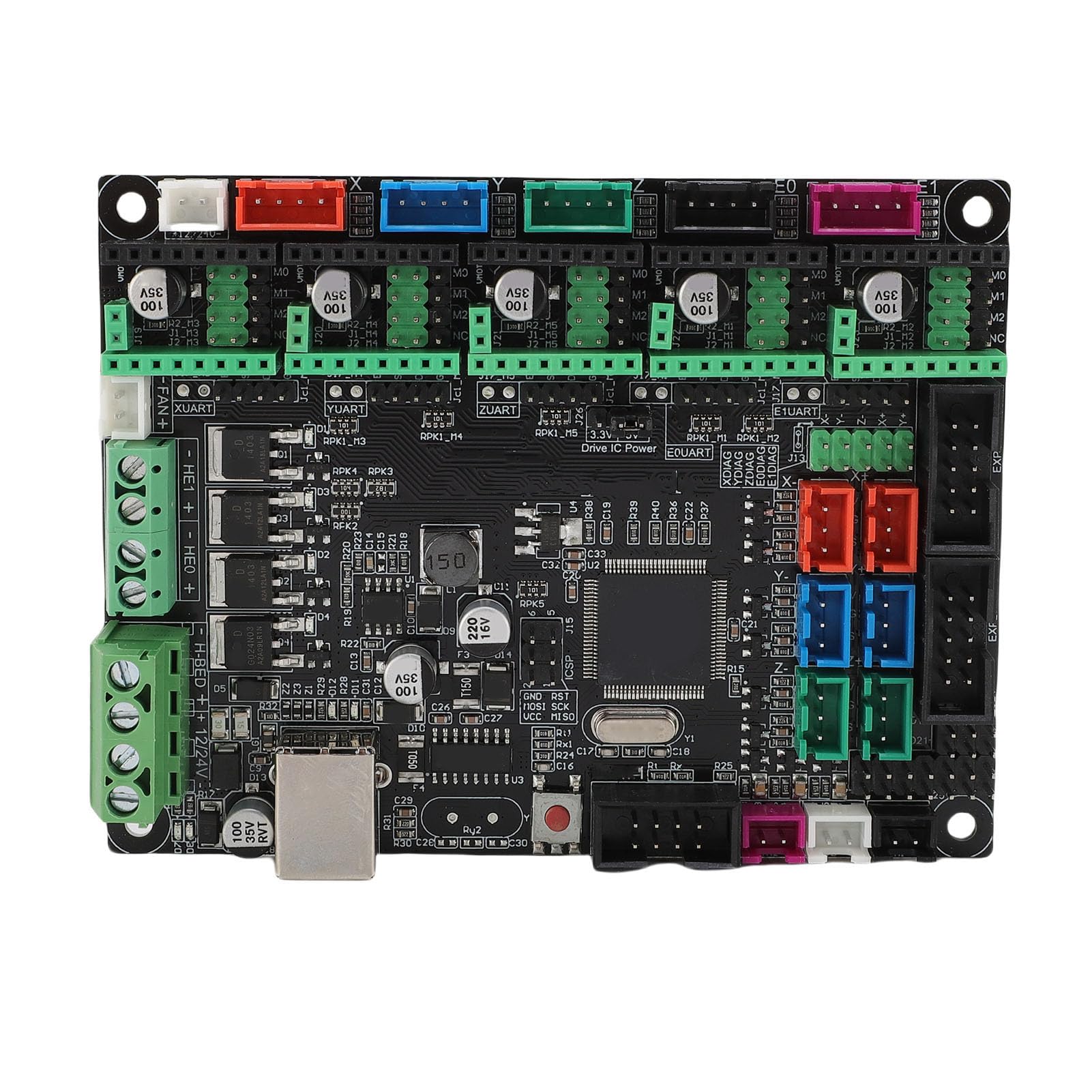 Bewinner 3D-Drucker Controller Board für Marlin, Ramps1.4 Ersatz
