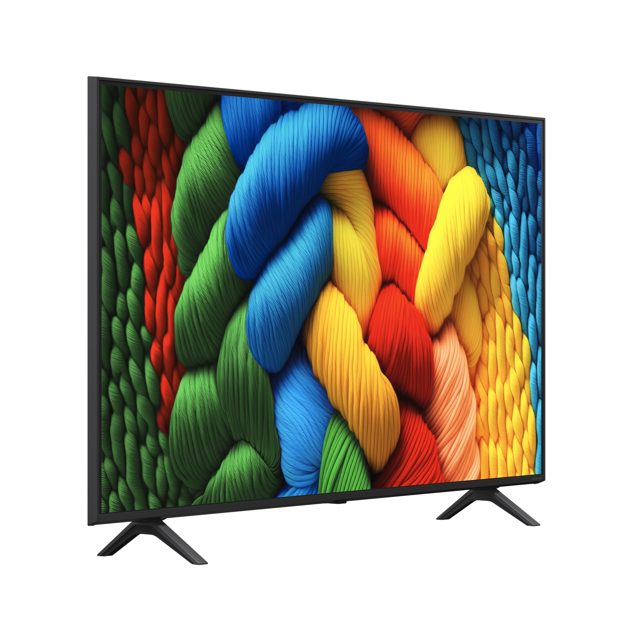 LG NanoCell AI NANO80 TV 55 pollici, Smart TV 4K, Processore α7 Gen8, Tecnologia NanoCell, webOS con AI e telecomando puntatore AI, Filmmaker mode, Gaming con VRR 4K@60Hz, 55NANO80A6B 2025