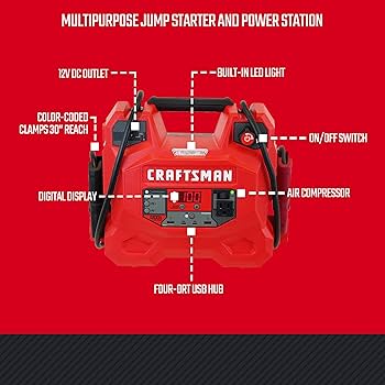 Craftsman CMXCESM256 charging indicator lights