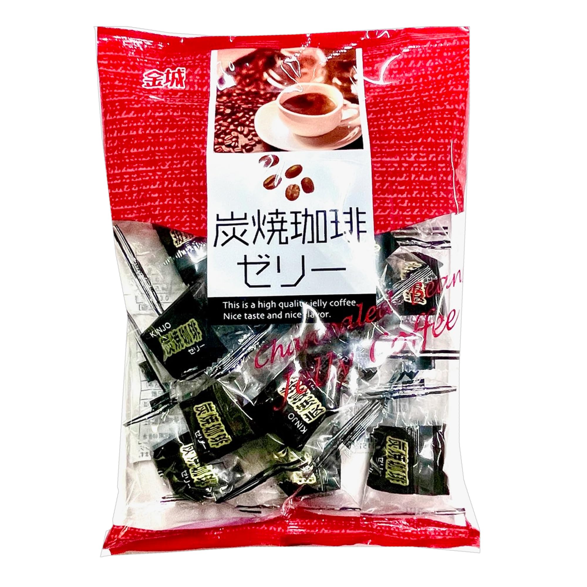 Amazon.co.jp: 金城製菓 炭焼珈琲ゼリー 165g×10袋 : 食品・飲料・お酒