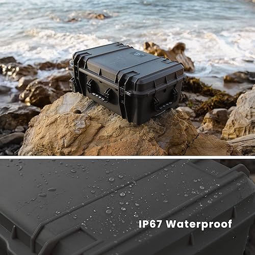 Miniatura 5 de Seahorse Estuche protector resistente 920 con espuma, aprobado por la TSA, especificaciones mil, impermeable IP67, fabricado en Estados Unidos para