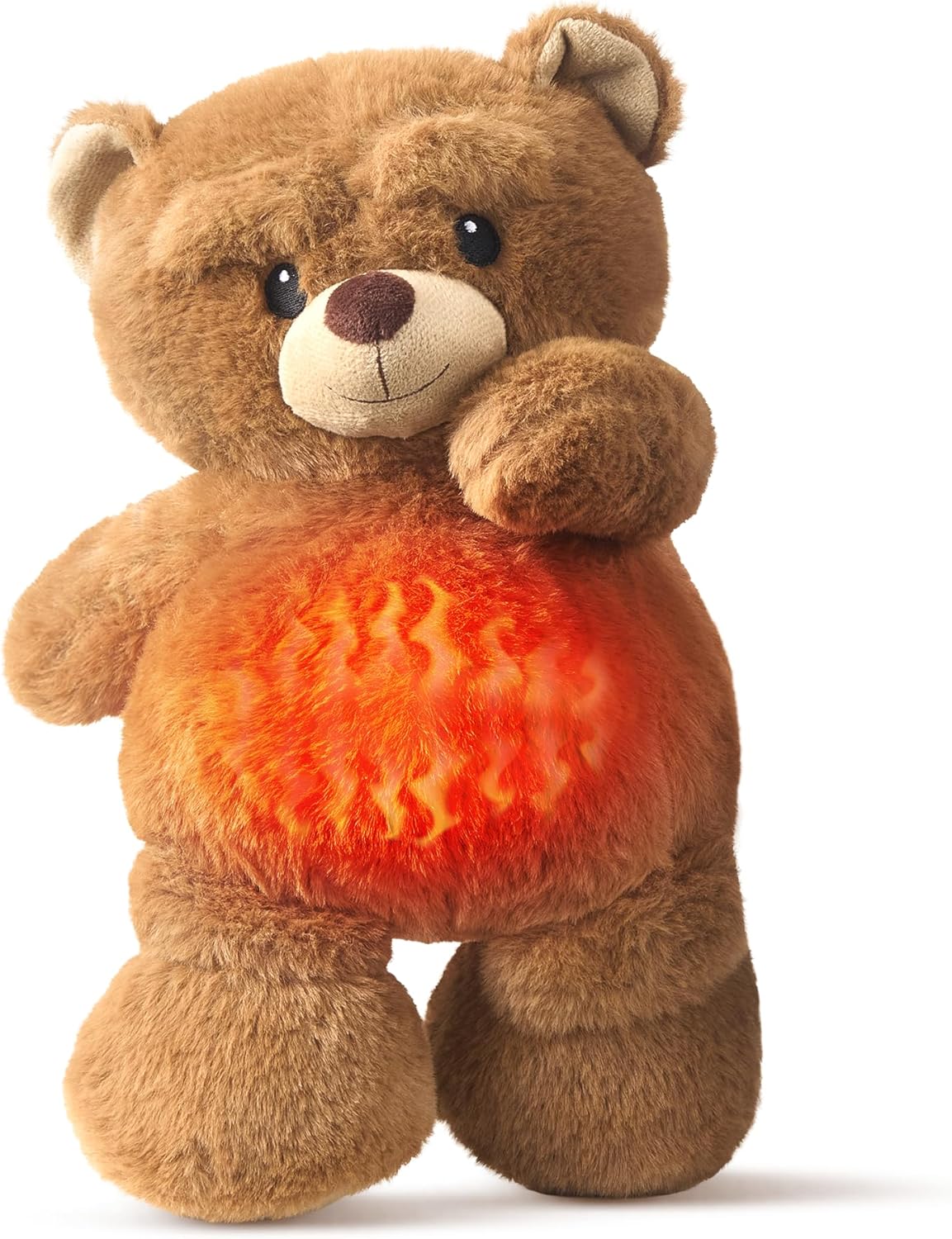 Dreamegg Microwavable & Weighted Stuffed Animal, Unscented Microwave Heating Pad for Period Cramps, 1.43 Lbs Teddy Bear, Washable Cover, Anxiety Relief, Cute Heatable Plushies