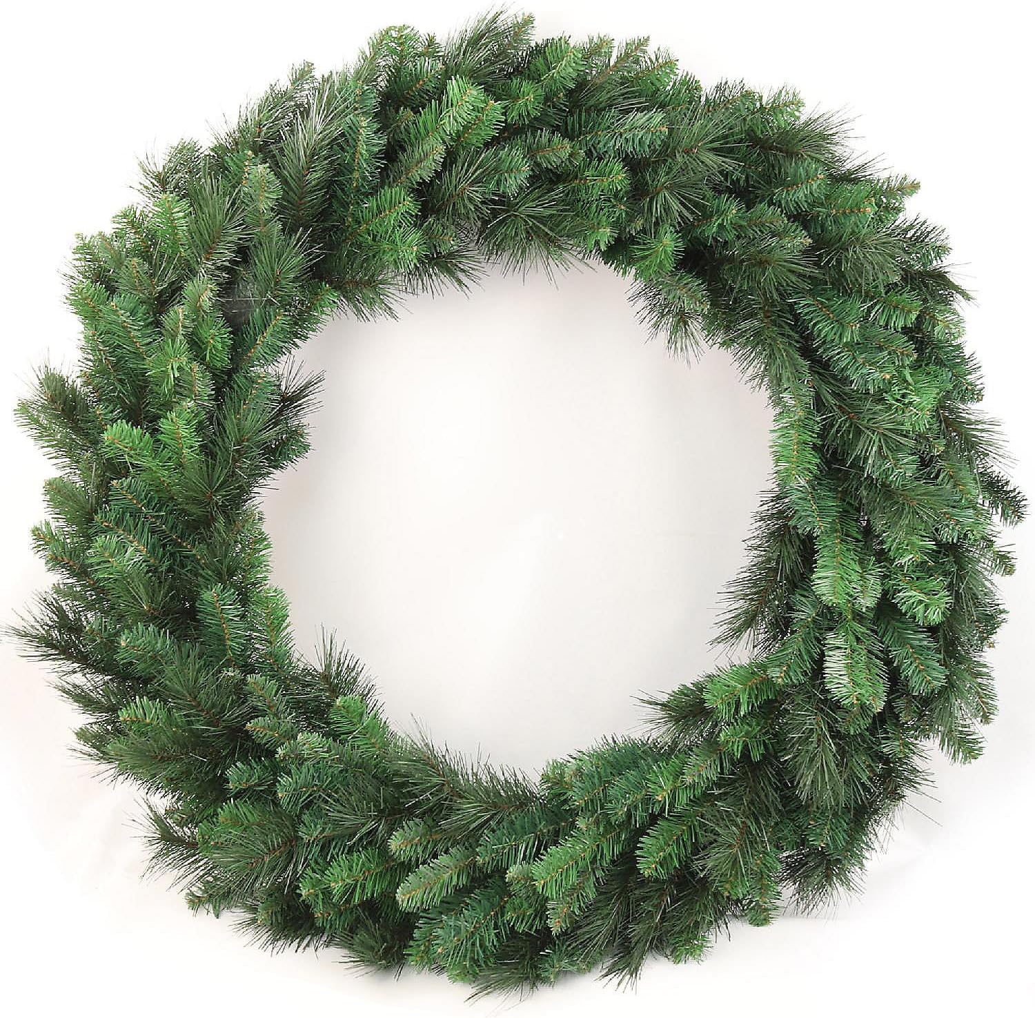 Gajula.Enterprises 48" Deluxe Evergreen Double Wreath Decor