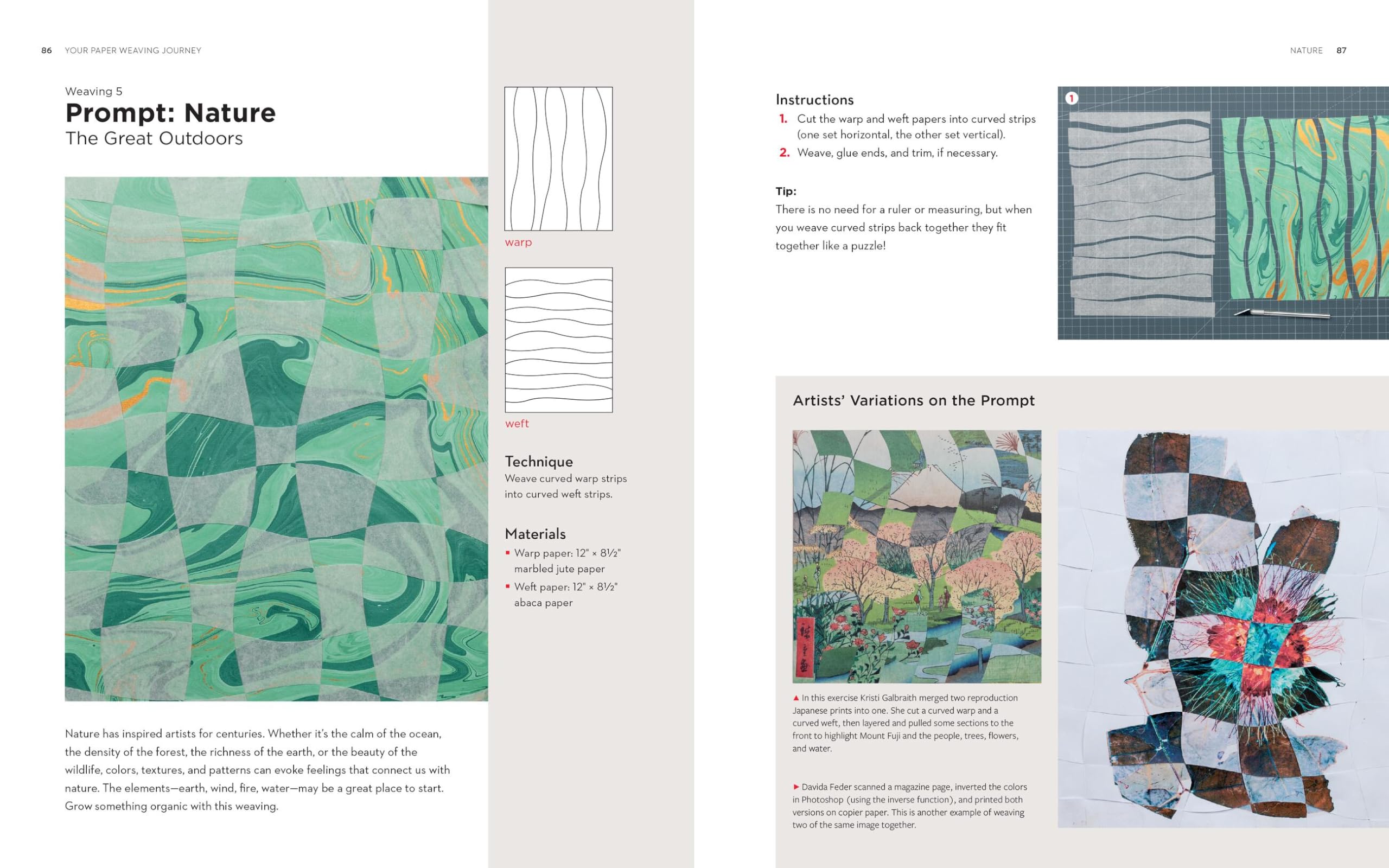 Weaving with Paper: 30 Projects to Expand Your Creativity with Inventive Techniques, Intriguing Prompts, and Inspiring Works of Art