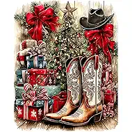 XTCIXAL Boots Paint by Numbers Kit for Adults, Winter Paint by Number for Adults, Beginners Acrylic Canvas Painting Kits for Home Wall Decor 16x20 Inch