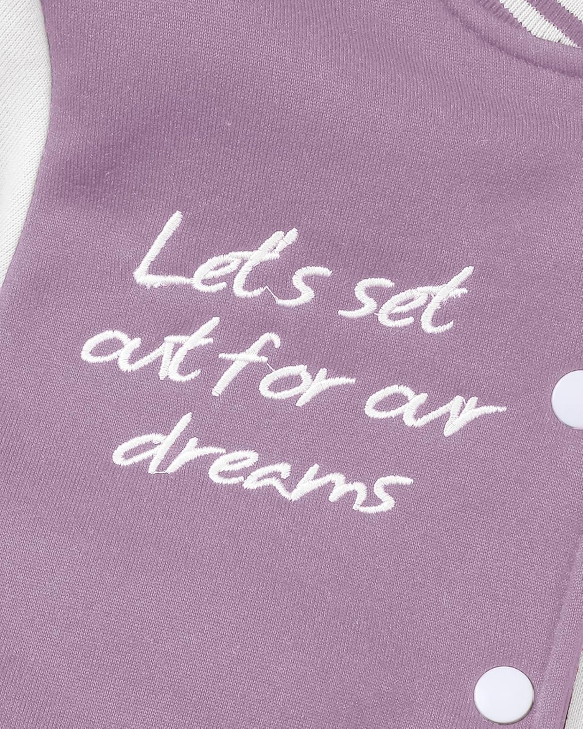 PureChapter Girls Clothes Outfit Set Baseball Jacket and Skirt 2 Piece Winter Outfit - Image 4