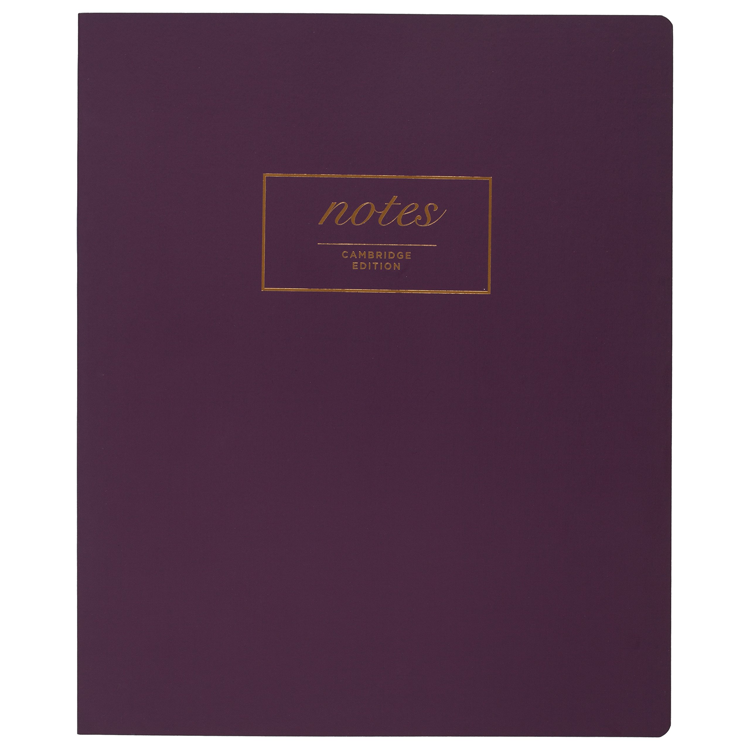 Mead Cambridge Meeting Notebook/Journal, Purple, 80 Casebound Sheets, 11" x 9" Inches (49559)