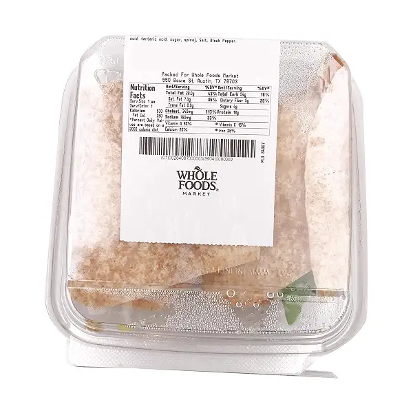 PREPARED FOODS Egg Salad Wrap 3