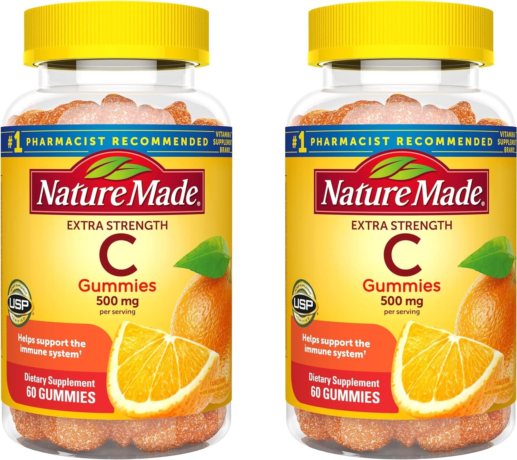Nature Made Extra Strength Dosage Vitamin C 500mg per Serving, 60 Gummies — Amazon image 9