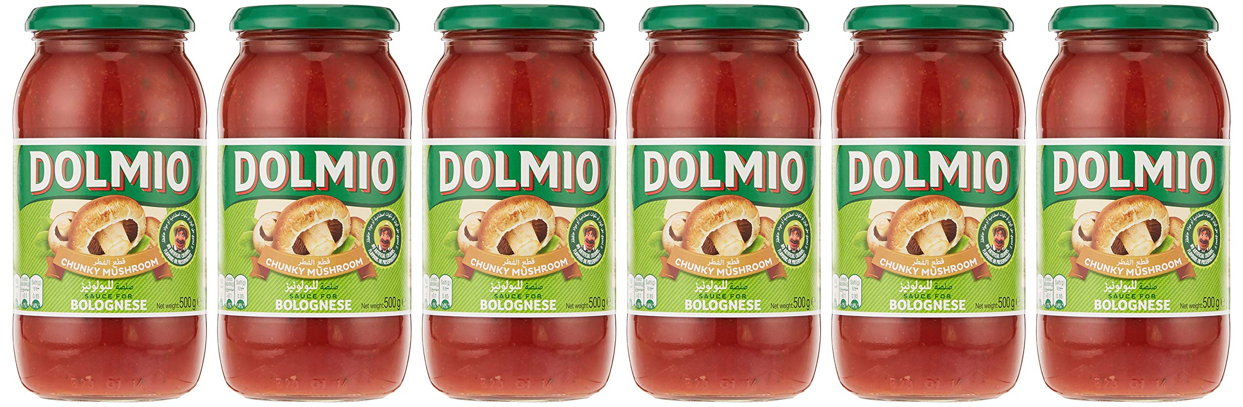 DolmioBolognese Chunky Mushroom, 500 gm (Pack of 6)