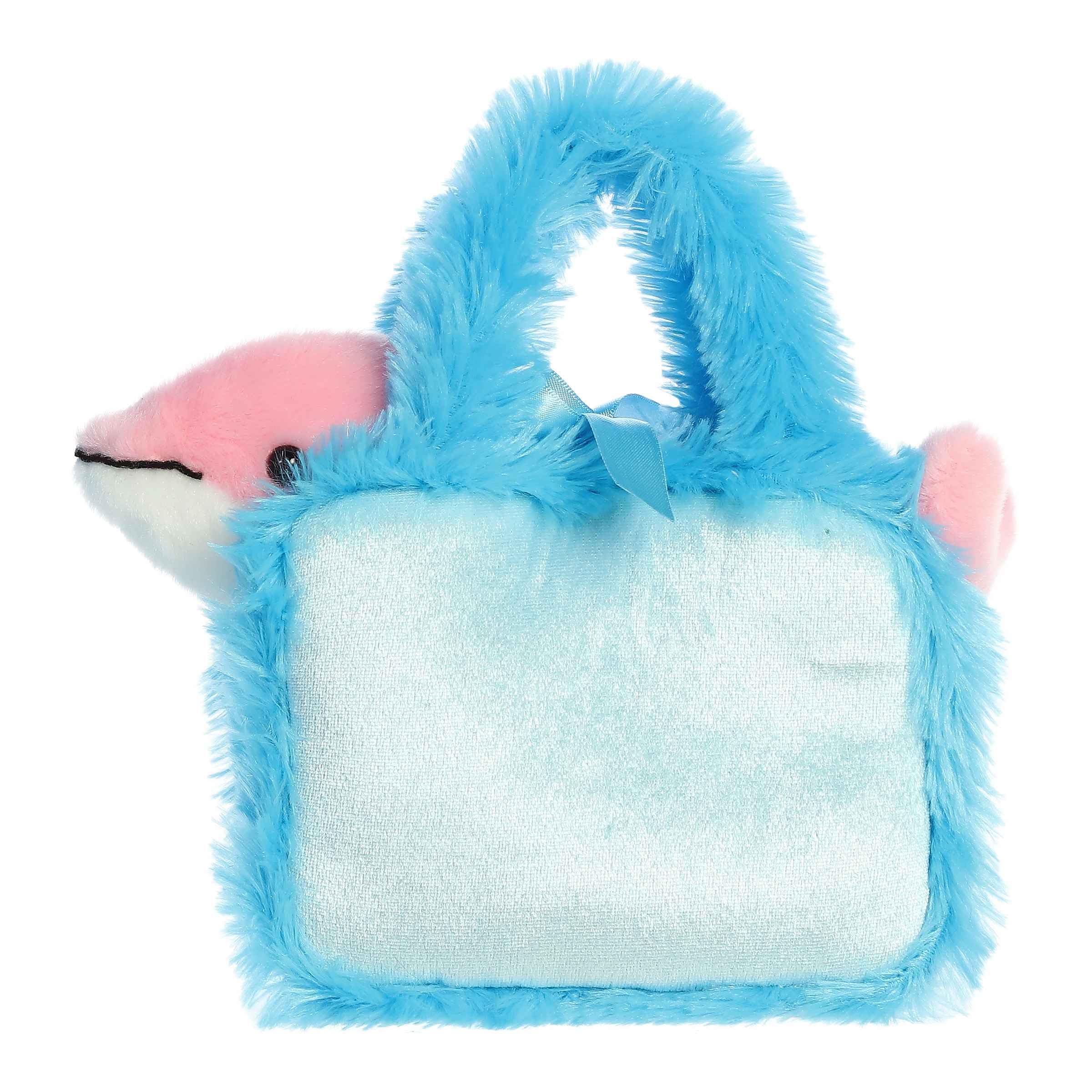 Aurora(r) Fashionable Fancy Pals(tm) Aquarium Collection Stuffed Animal - Plush with Stylish Purse for Dress Up Fun for Kids 3+ Years, Costumes, and Birthdays - Dolphin 7 Inches - Image 5