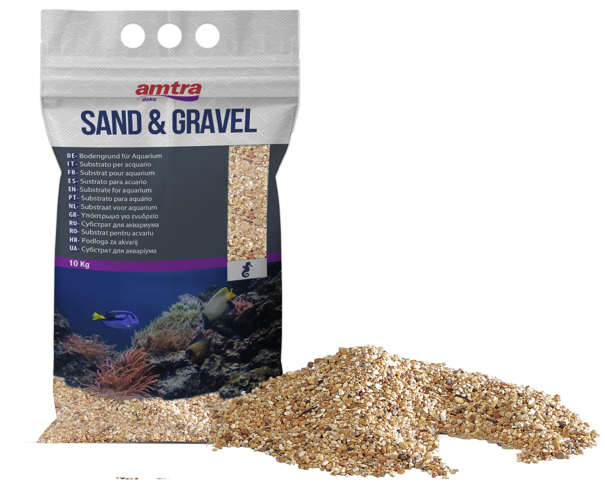 Croci A4022071 Arena para Acuarios, Ámbar, 10 kg