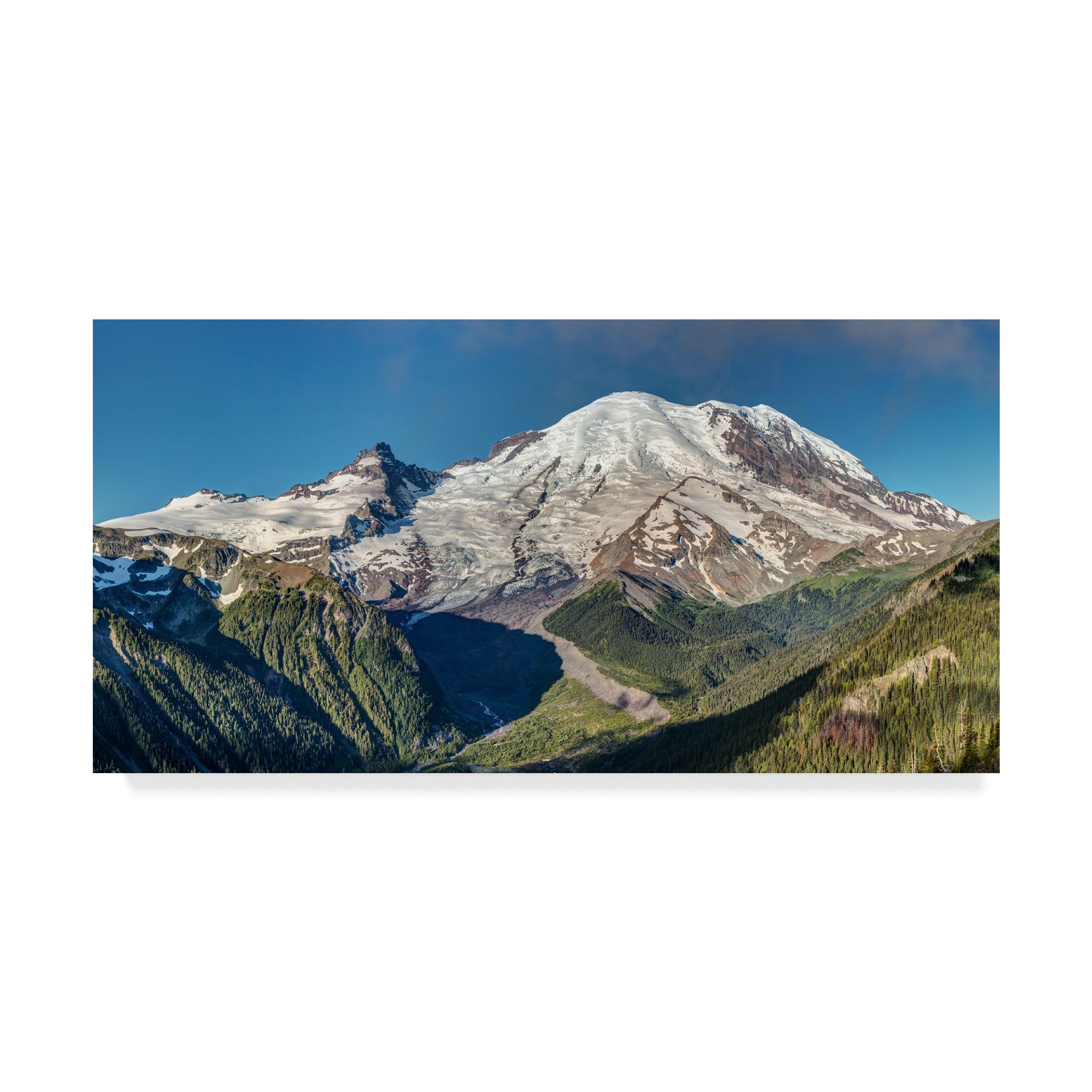 Rainier Peak by Pierre Leclerc, 12x24-Inch