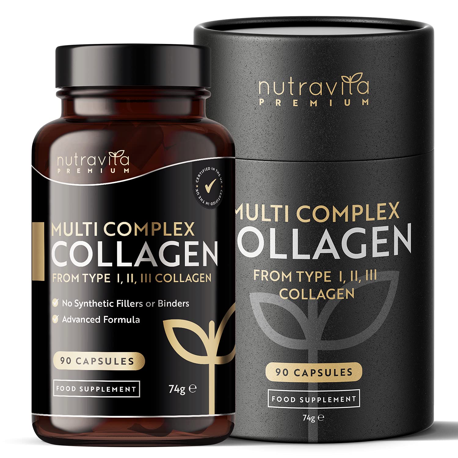 Buy Premium Multi Collagen Protein Capsules with Type I, II, III