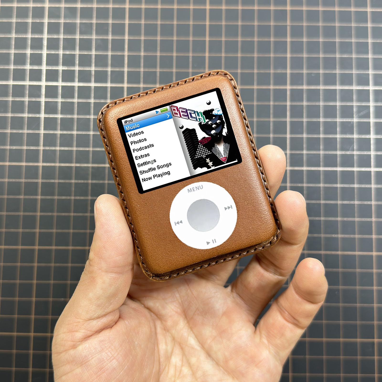 Amazon.com: for iPod Nano 3 case, Leather Handmade Nano 3rd