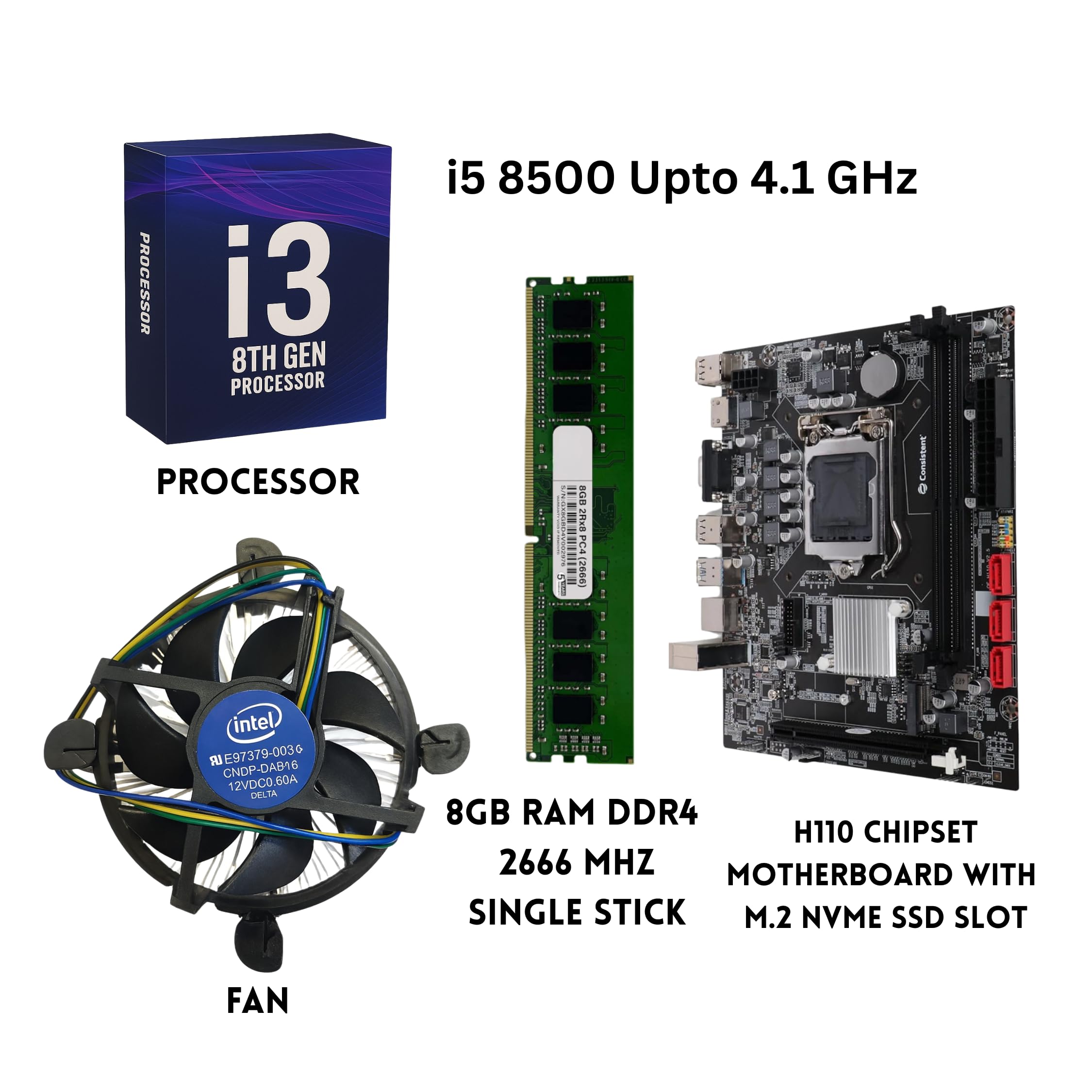 Amazon.in: Buy GLOBAL TOUCH Core i5 8500 Desktop Processor
