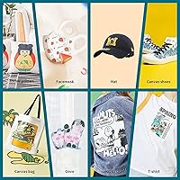 Vista 8 de Jecqbor DTF - Papel de transferencia de calor PET A3 (100 hojas), película DTF transparente brillante de doble cara para impresora de inyección