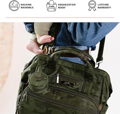 Miniatura 4 de JuJuJuBe Correa de mensajero Verde camuflaje