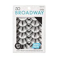 Vista 8 de Broadway - Juego de 5 pares de pestañas postizas de aspecto natural a dramático (11)