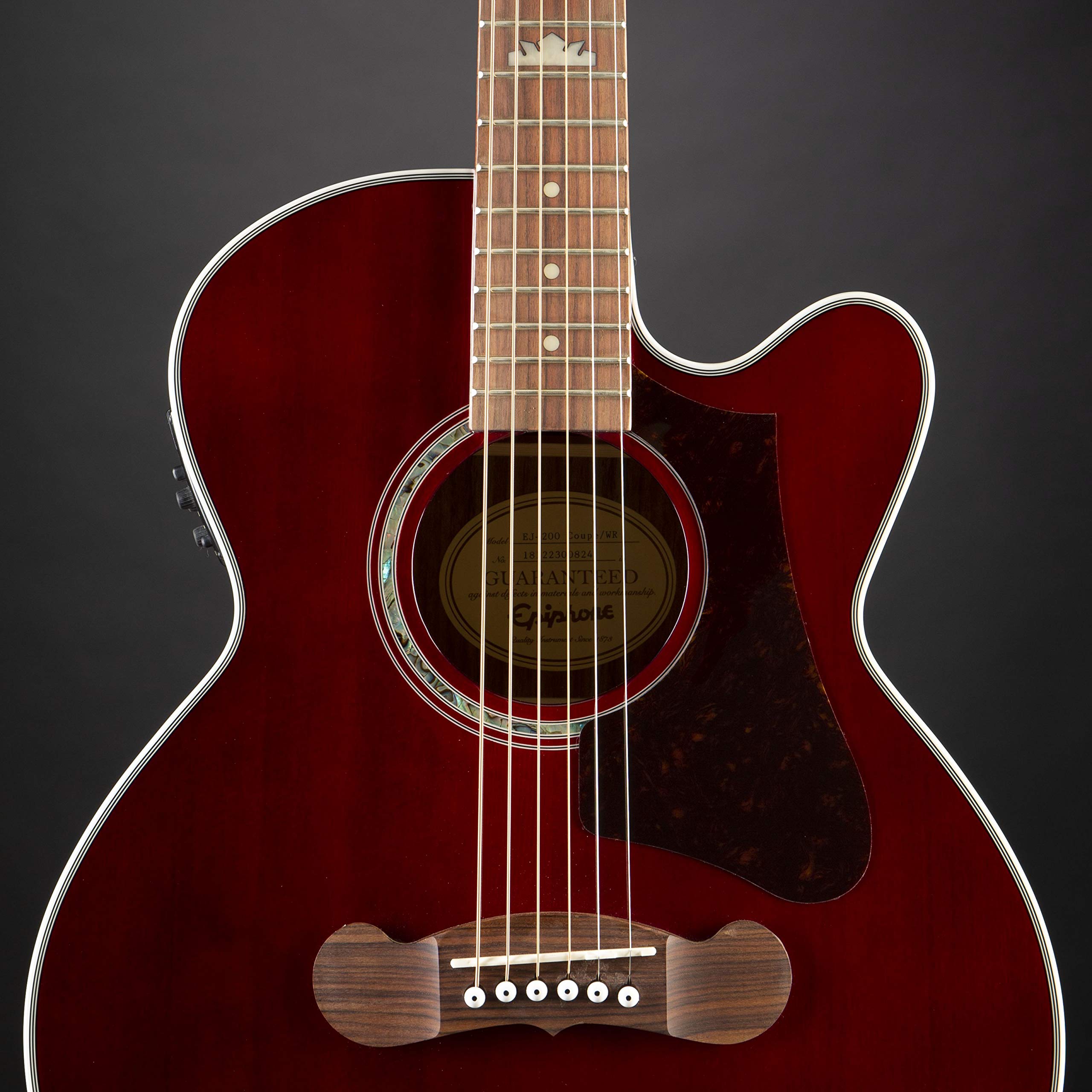 Epiphone エレアコ　EJ-200 Coupe Wine Red Epiphone EJ-200 Coupe « Acoustic Guitar