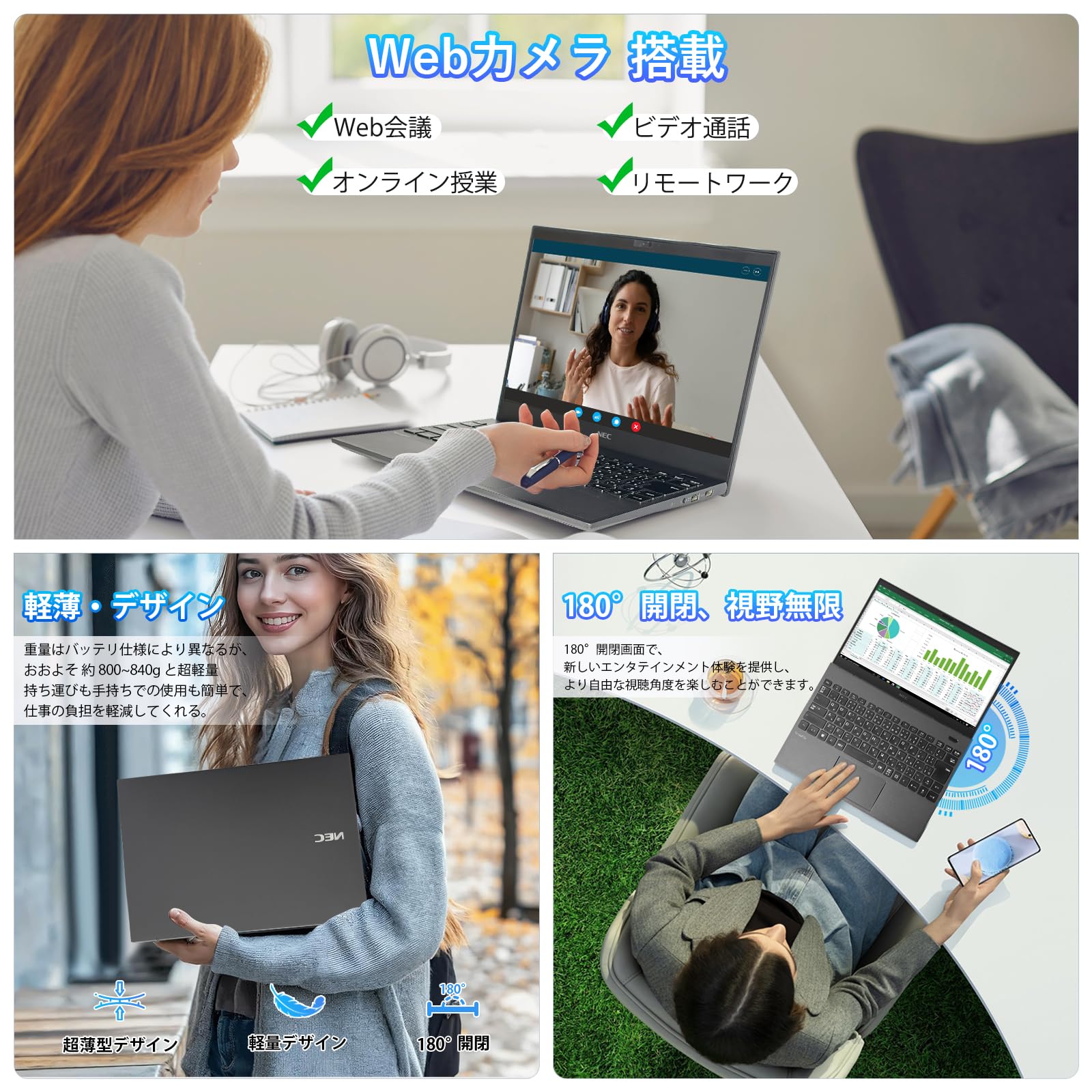 Amazon.co.jp: 【整備済み品】 NEC 中古 ノートパソコン VersaPro VKV