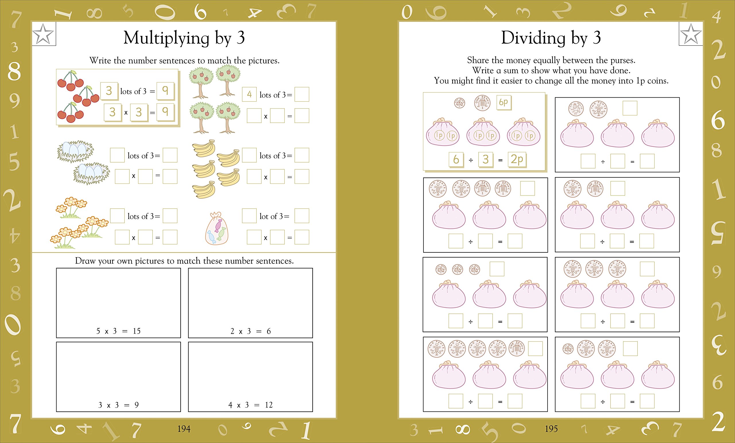 Help Your Kids with Times Tables, Ages 5-11 Key Stage 1-2: Visual Guide & Practice Questions