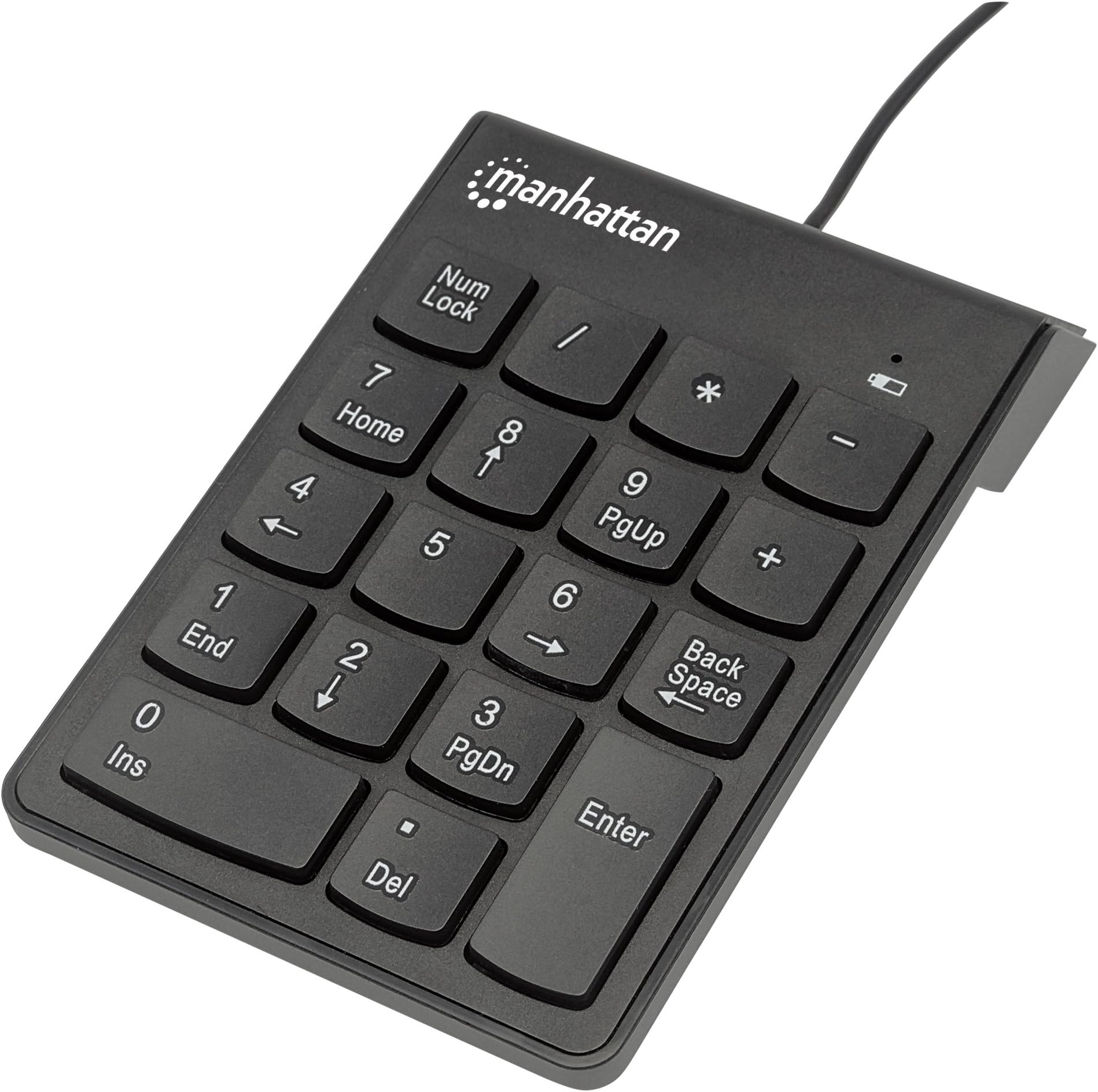 Manhattan USB Numeric Keypad with 19 Full-Size Keys - 176354