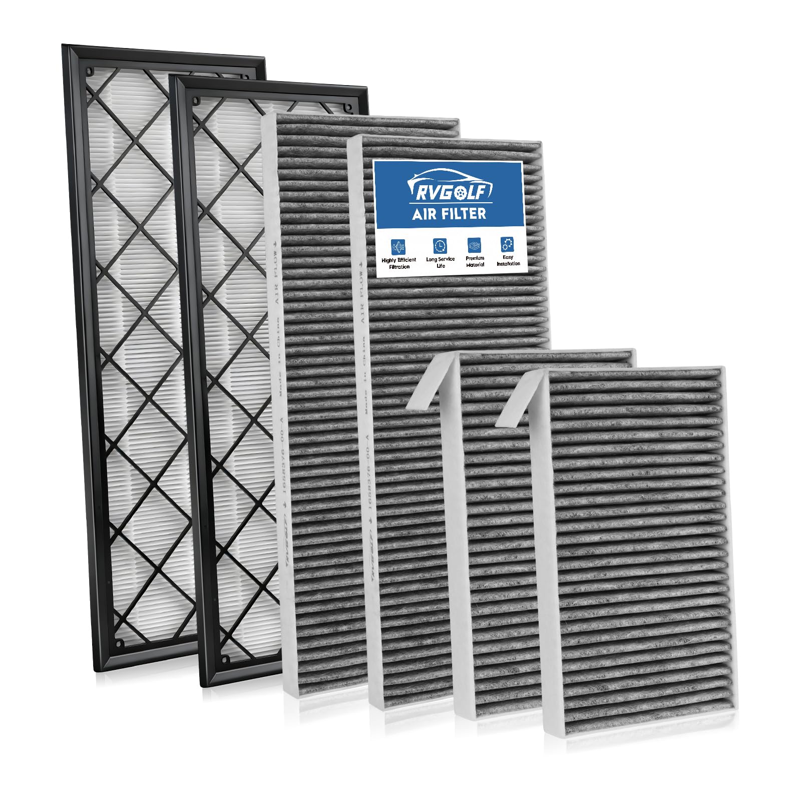 6 PCS Cabin Air Filters for 2020-2025 2026 Tesla Model Y
