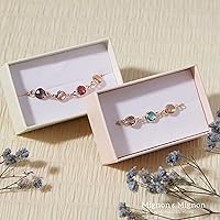 Vista 2 de Custom Birthstone Bracelet For Women Mother's Day Gift From Daughter Gifts For Mom Personalized For Her Personalized Family Bracelet Birthstone